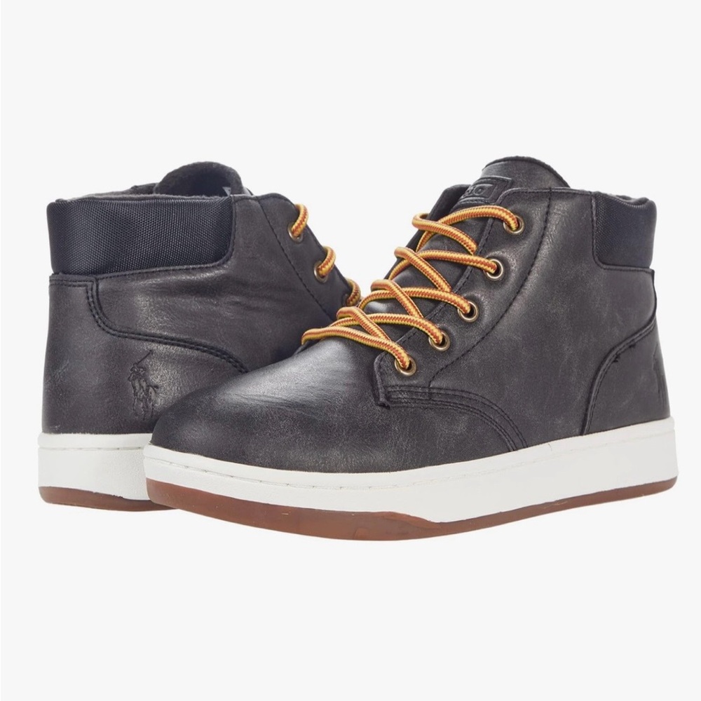 New w/out tag Polo Ralph Lauren Kids Polo Court Sneaker Boot (Big Kid) Size 6.5